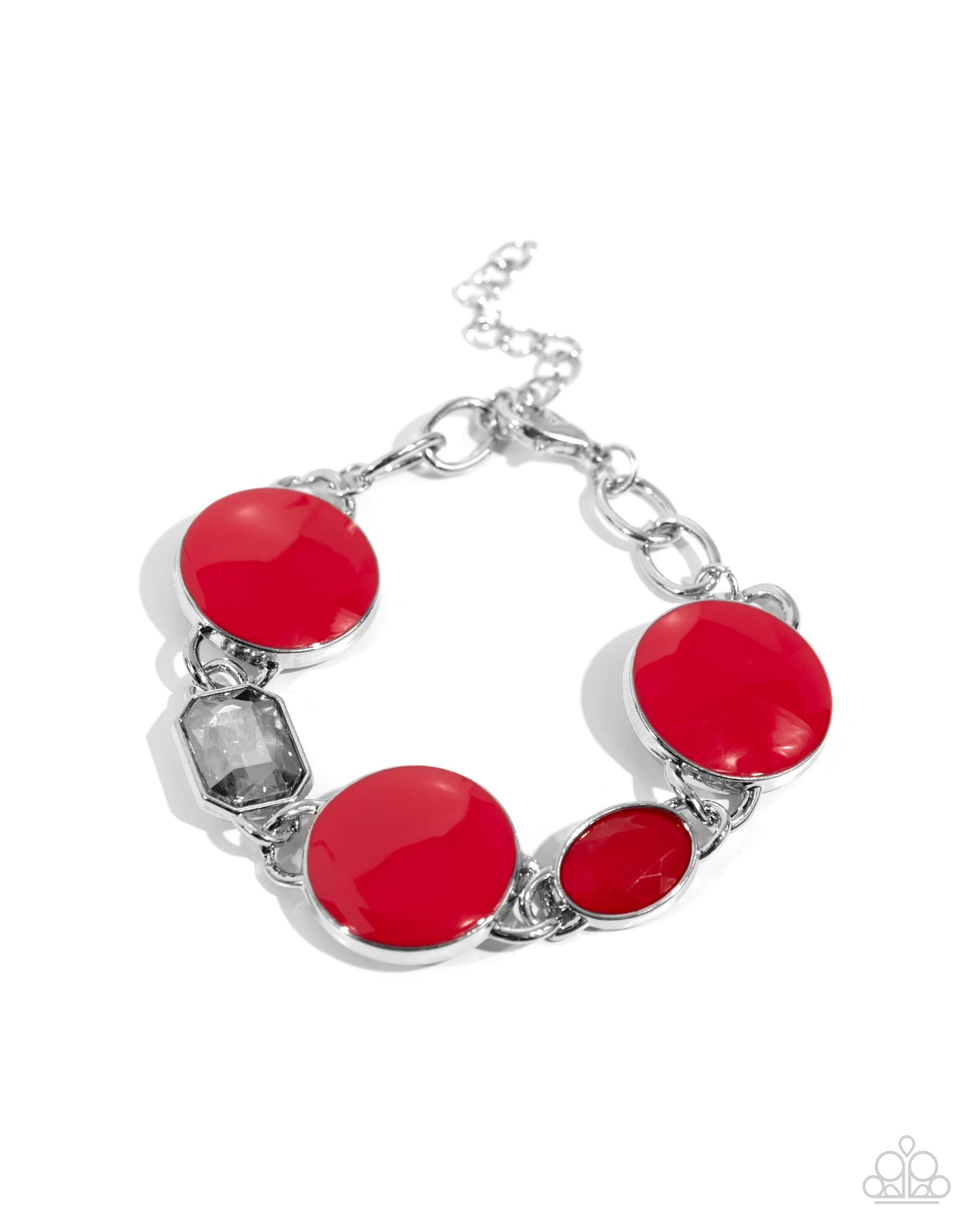 Dreamscape Dazzle - Red Bracelet- Paparazzi Accessories
