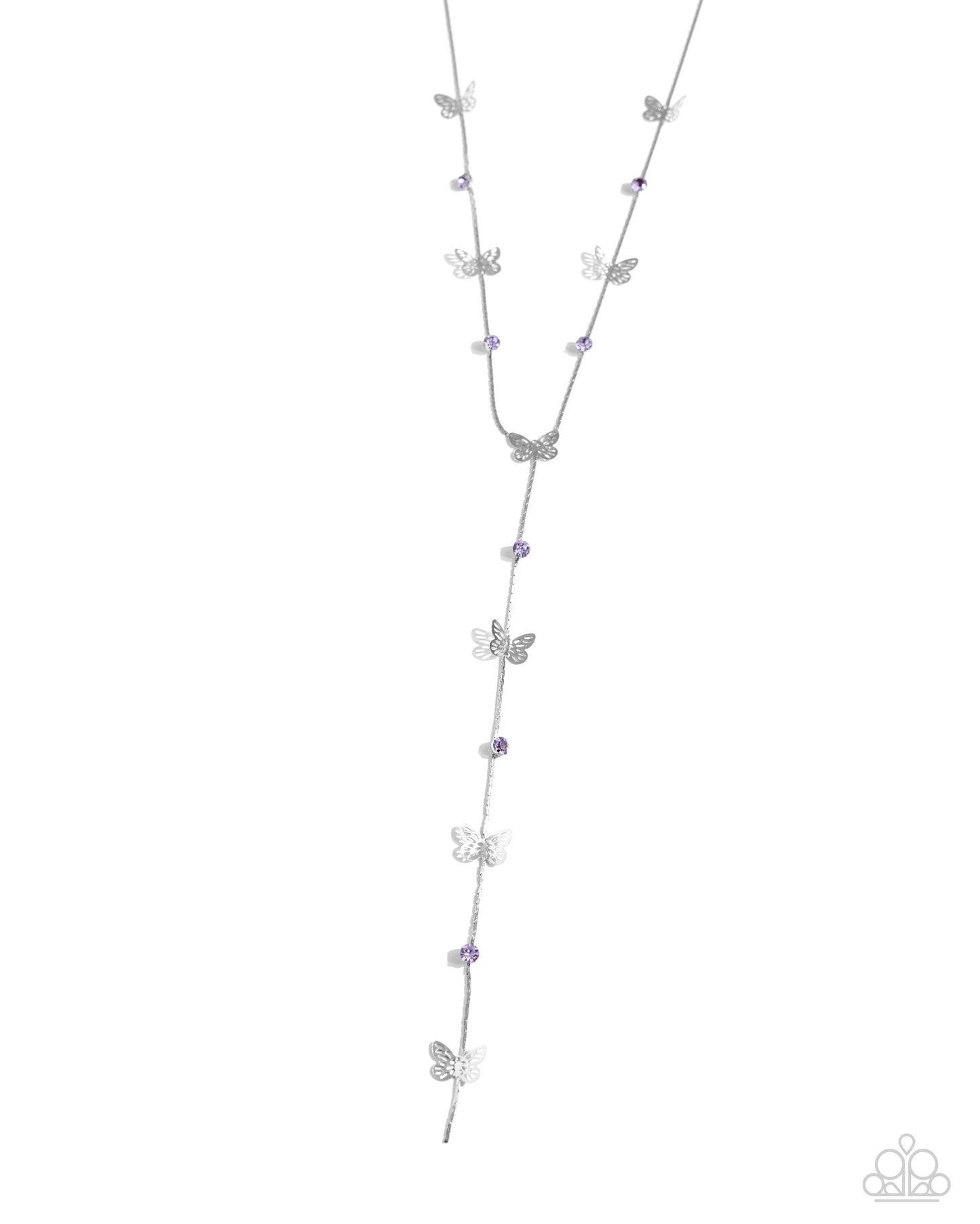 Aerial Attention - Purple Necklace - Paparazzi Accessories