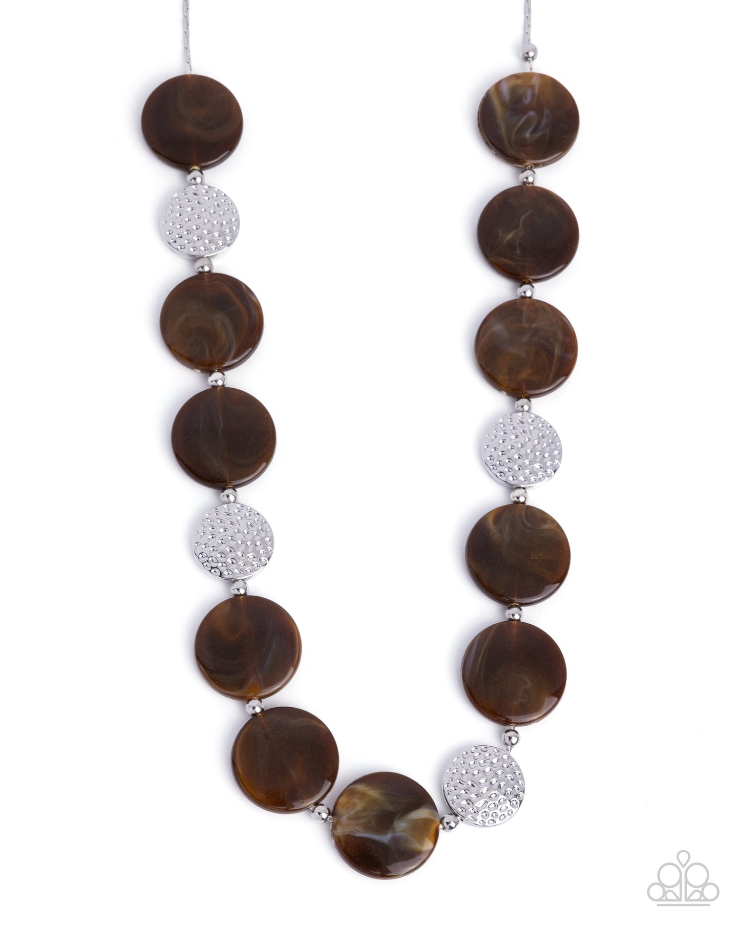Swatch Shimmer - Brown Necklace - Paparazzi Accessories