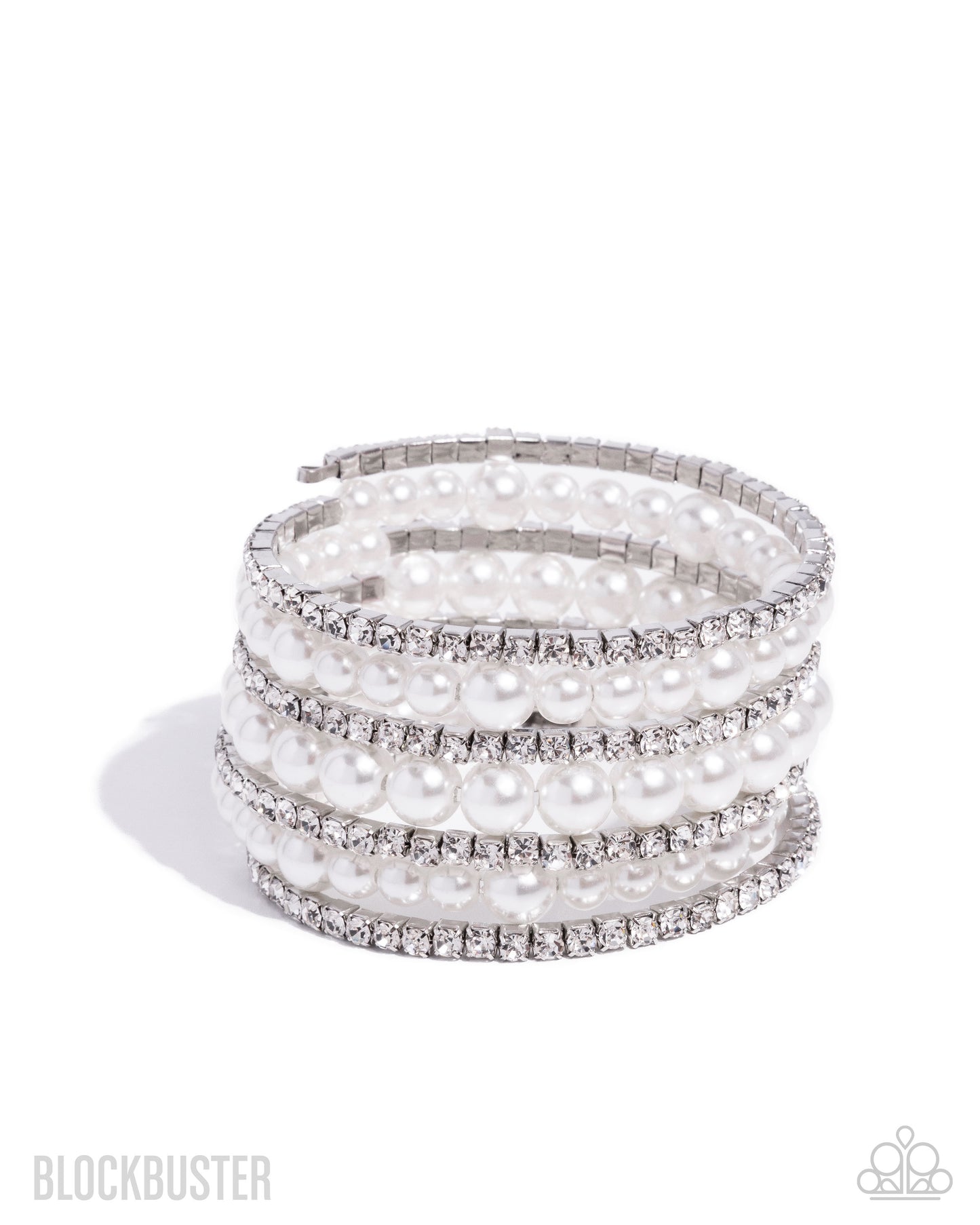Finalized Flair - White Bracelet- Paparazzi Accessories