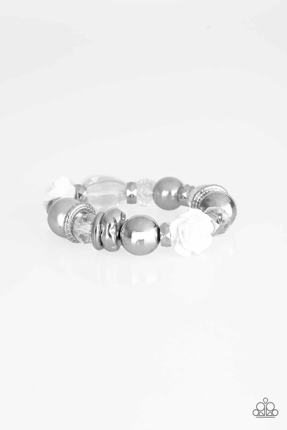 Here I Am Silver Bracelet - Paparazzi Accessories