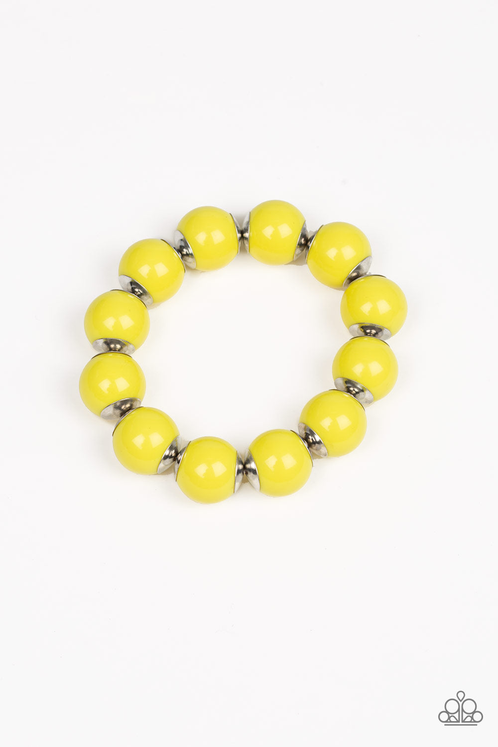 Candy Shop - Yellow Bracelet - Paparazzi Accessories