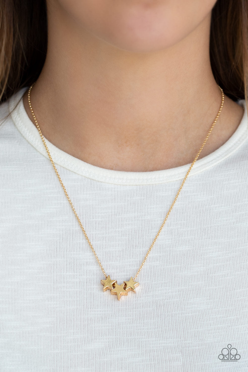 Shoot For The Stars - Gold - Paparazzi Accessories