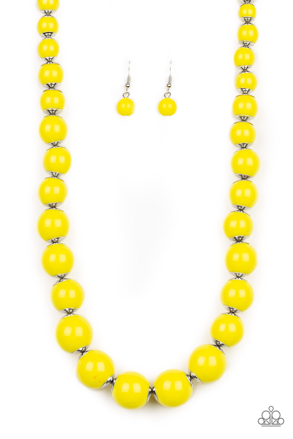 Everyday Eye Candy- Yellow Necklace - Paparazzi Accessories - Paparazzi Accessories