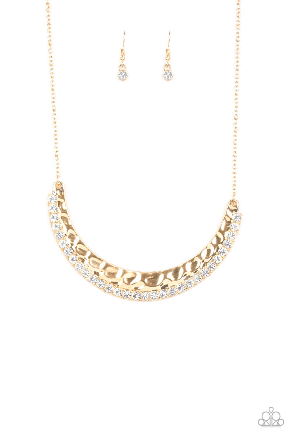 Impressive - Gold Necklace - Paparazzi Accessories - Paparazzi Accessories