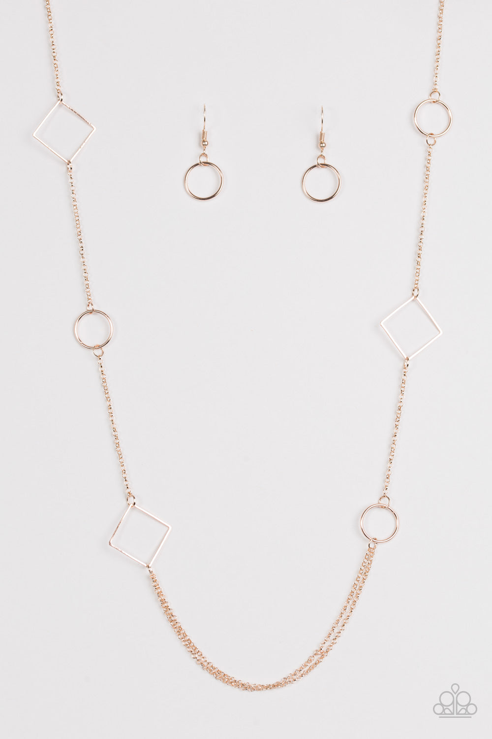 Full Frame Rose Gold Necklace - Paparazzi Accessories