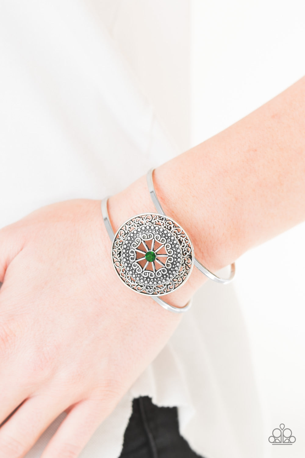 Cool Compass - Green - Paparazzi Accessories