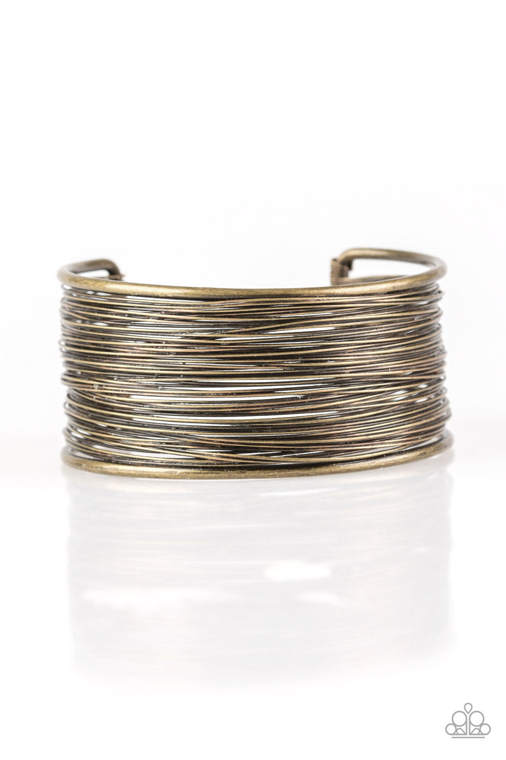 Wire Warrior - Brass Bracelet - Paparazzi Accessories - Paparazzi Accessories