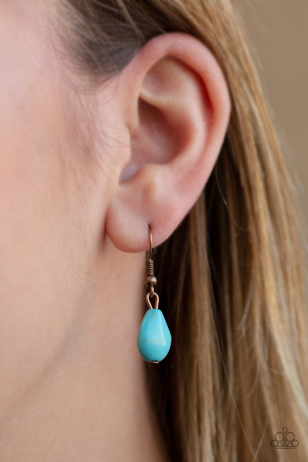 BADLAND To The Bone - Copper Necklace - Paparazzi Accessories - Paparazzi Accessories