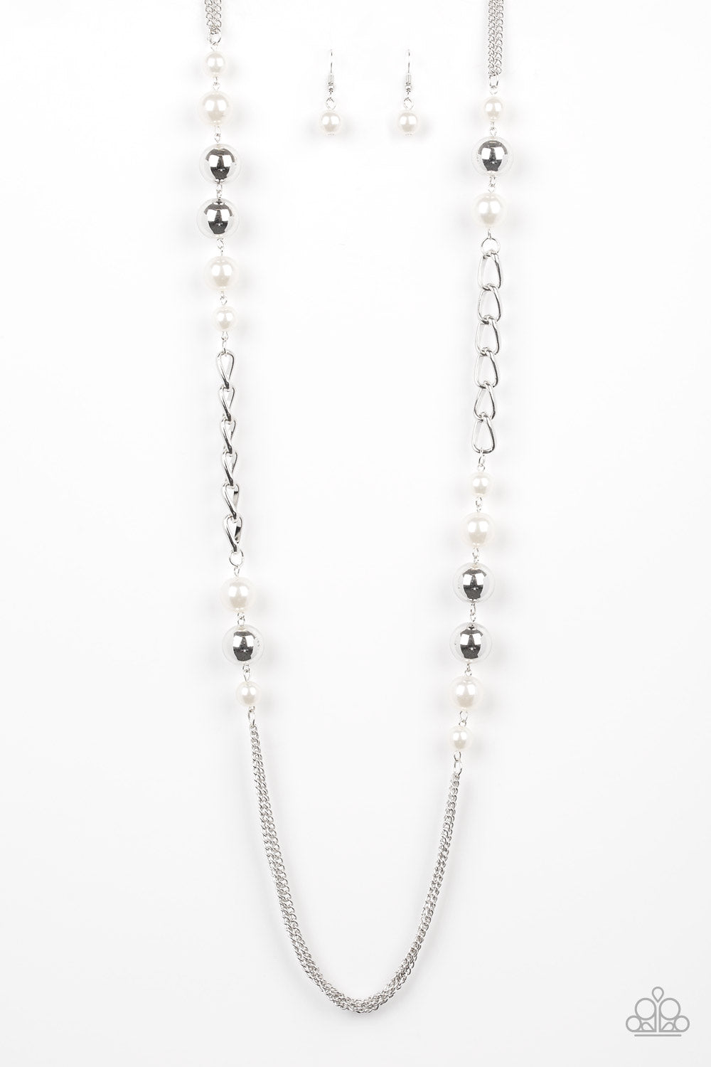Uptown Talker - White - Paparazzi Accessories