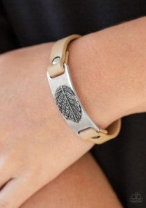 Take the LEAF - Brown Bracelet - Paparazzi Accessories - Paparazzi Accessories