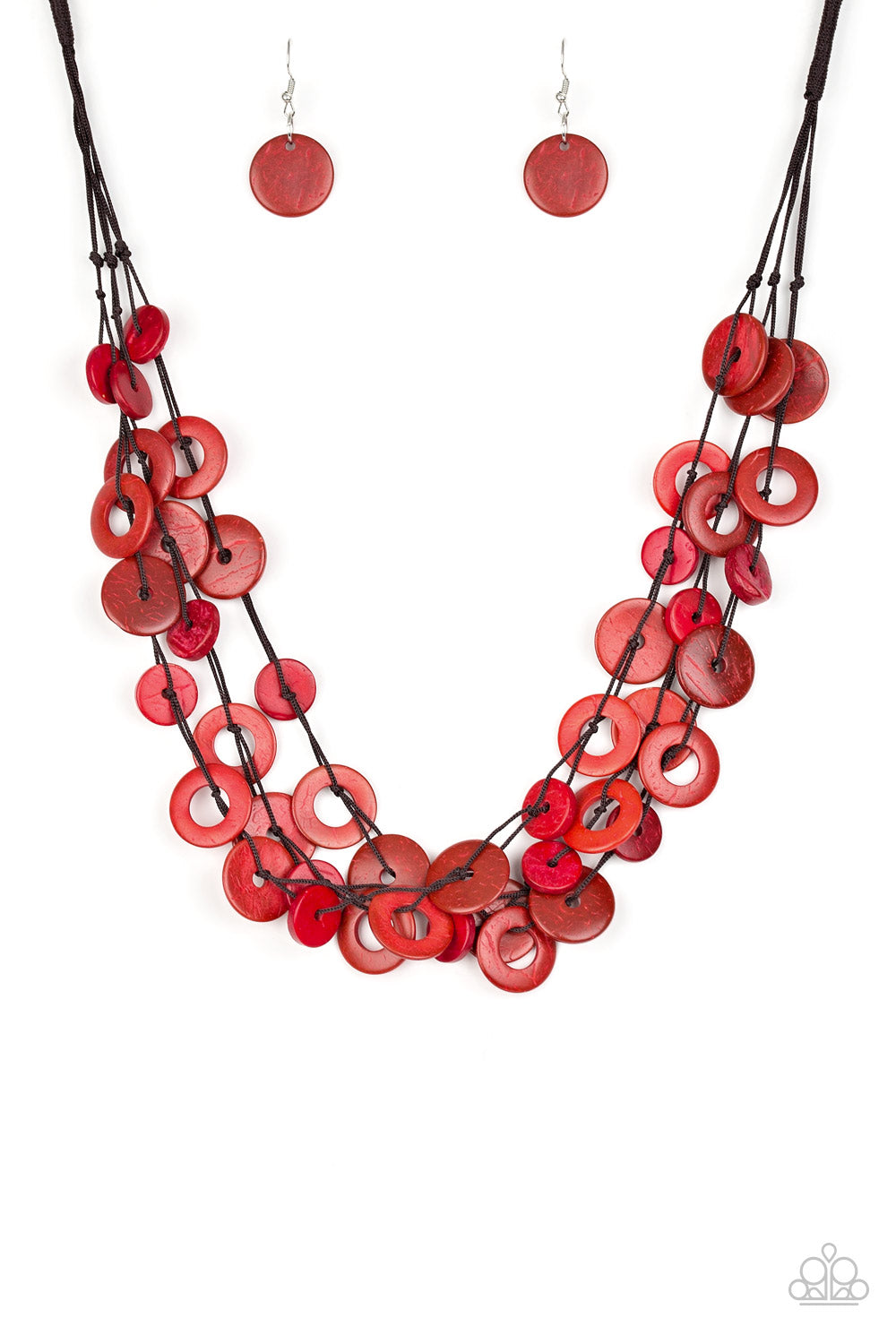 Wonderfully Walla Walla - Red- Paparazzi Accessories - Paparazzi Accessories
