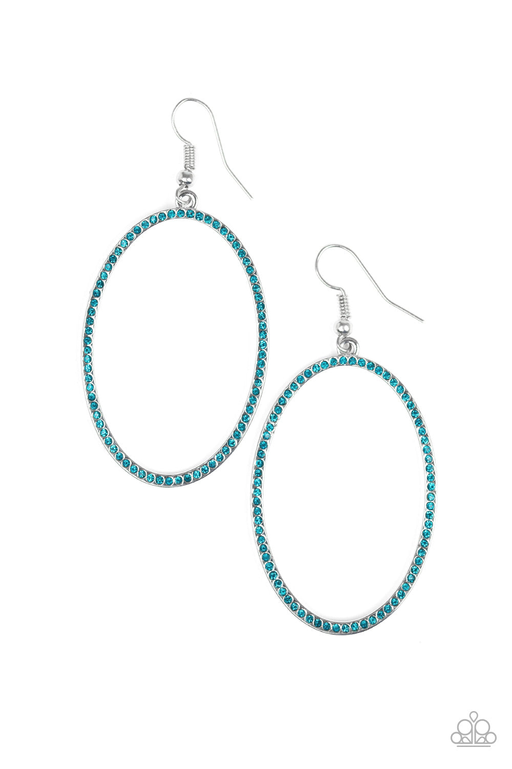 Dazzle On Demand - Blue Earrings - Paparazzi Accessories