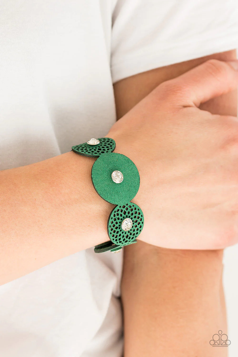 Poppin Popstar - Green Urban Bracelet - Paparazzi Accessories