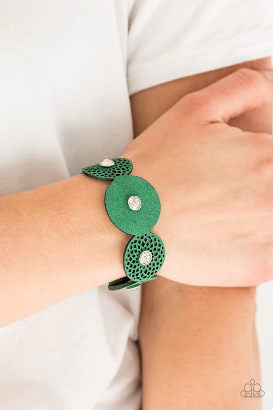 Poppin Popstar - Green Urban Bracelet - Paparazzi Accessories
