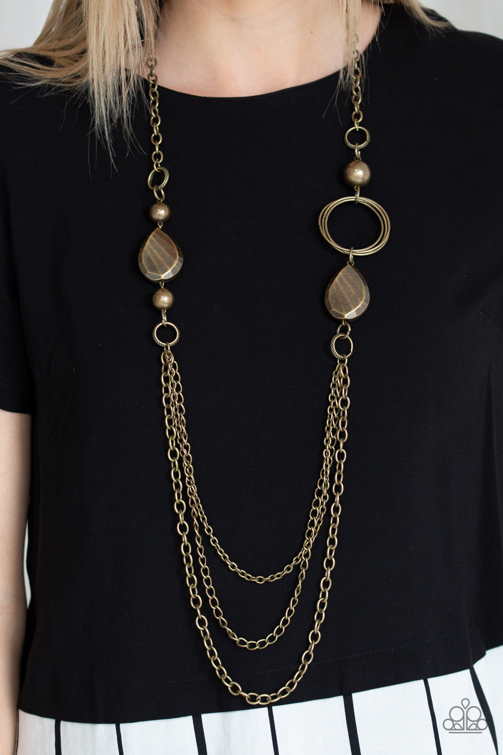 Rebels Have More Fun - Brass - Paparazzi Accessories - Paparazzi Accessories