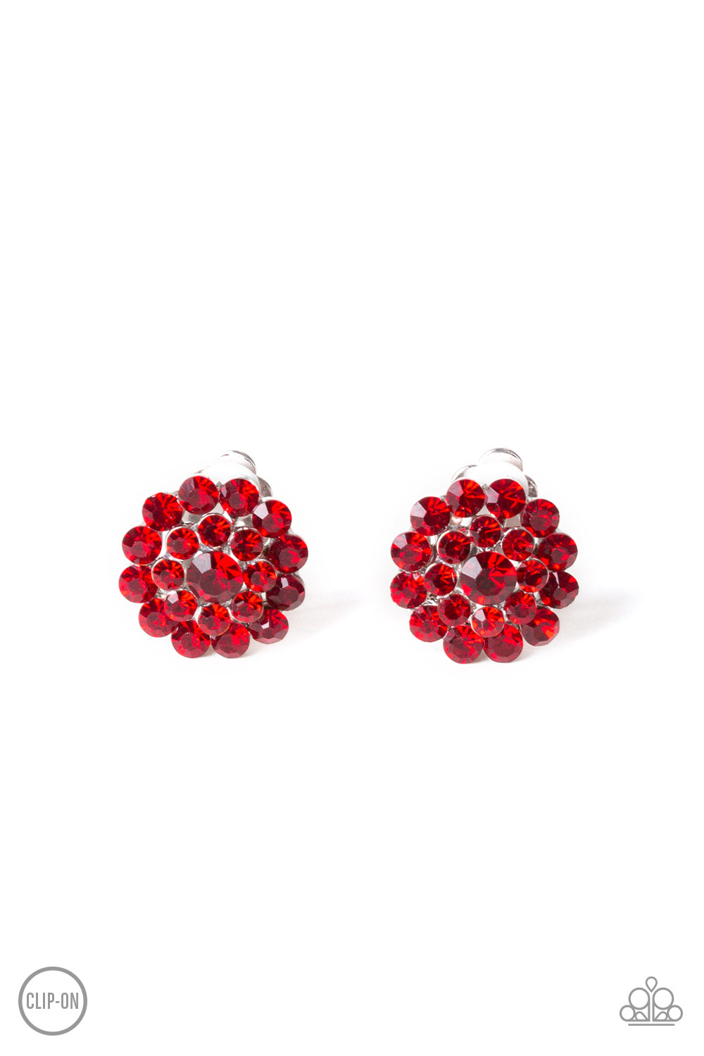Glammed Out - Red Earrings - Paparazzi Accessories