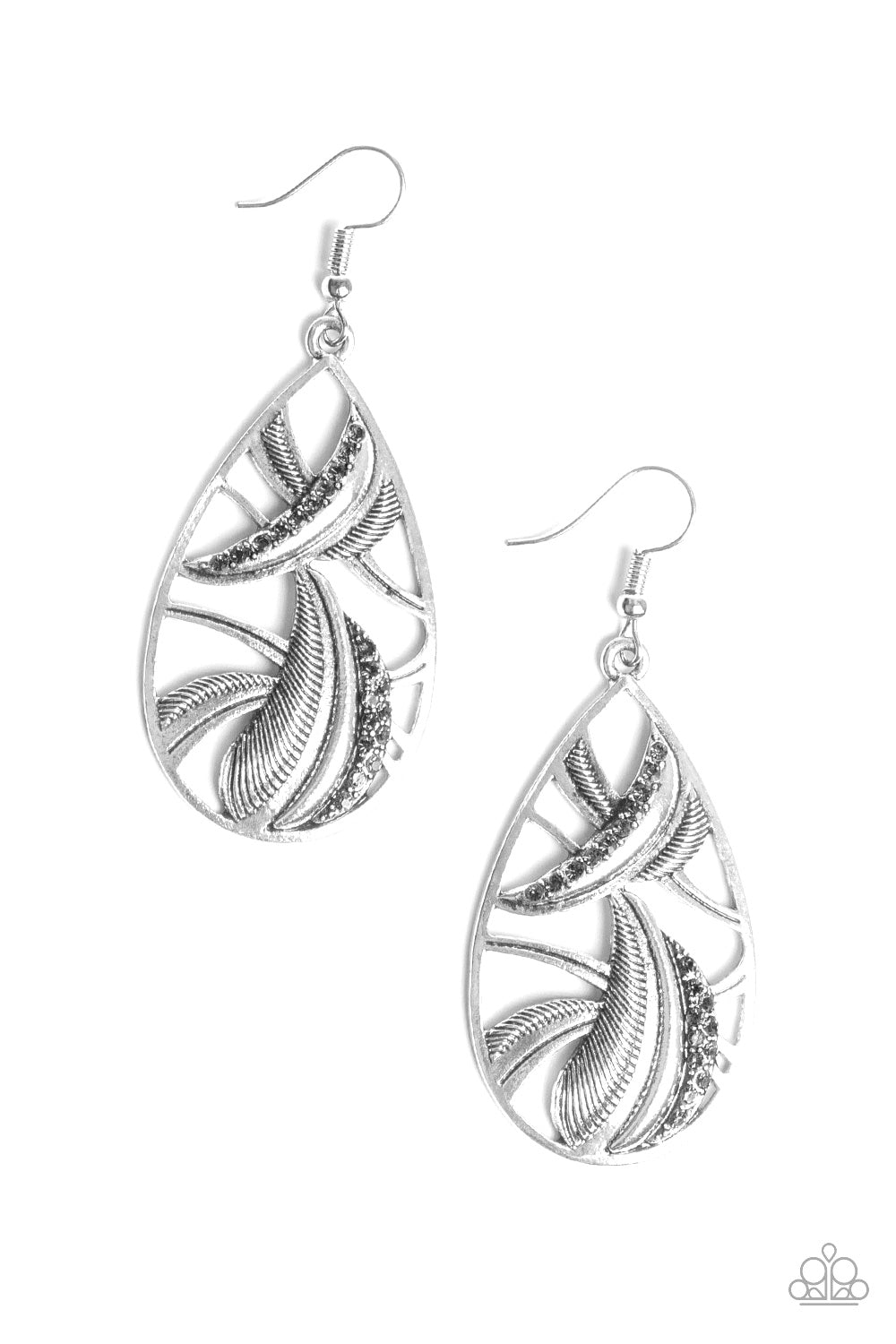 Underestimated - Silver Earrings - Paparazzi Accessories - Paparazzi Accessories