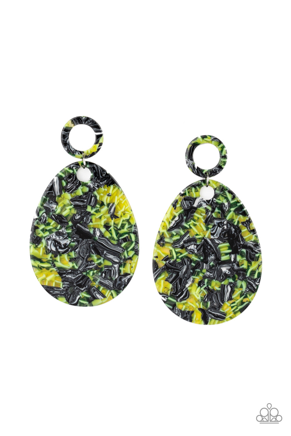 Retro-politan- Multi Earrings - Paparazzi Accessories - Paparazzi Accessories