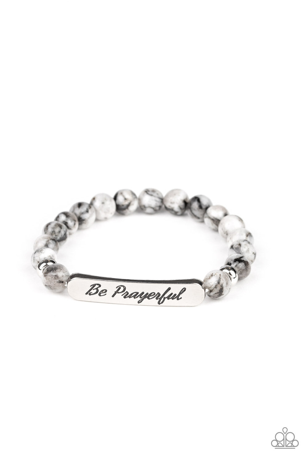 Be Prayerful - Black Bracelet- Paparazzi Accessories - Paparazzi Accessories