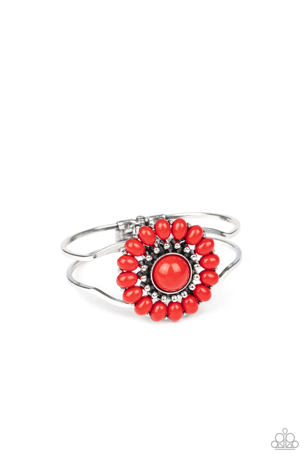 Posy Pop - Red Bracelet - Paparazzi Accessories - Paparazzi Accessories