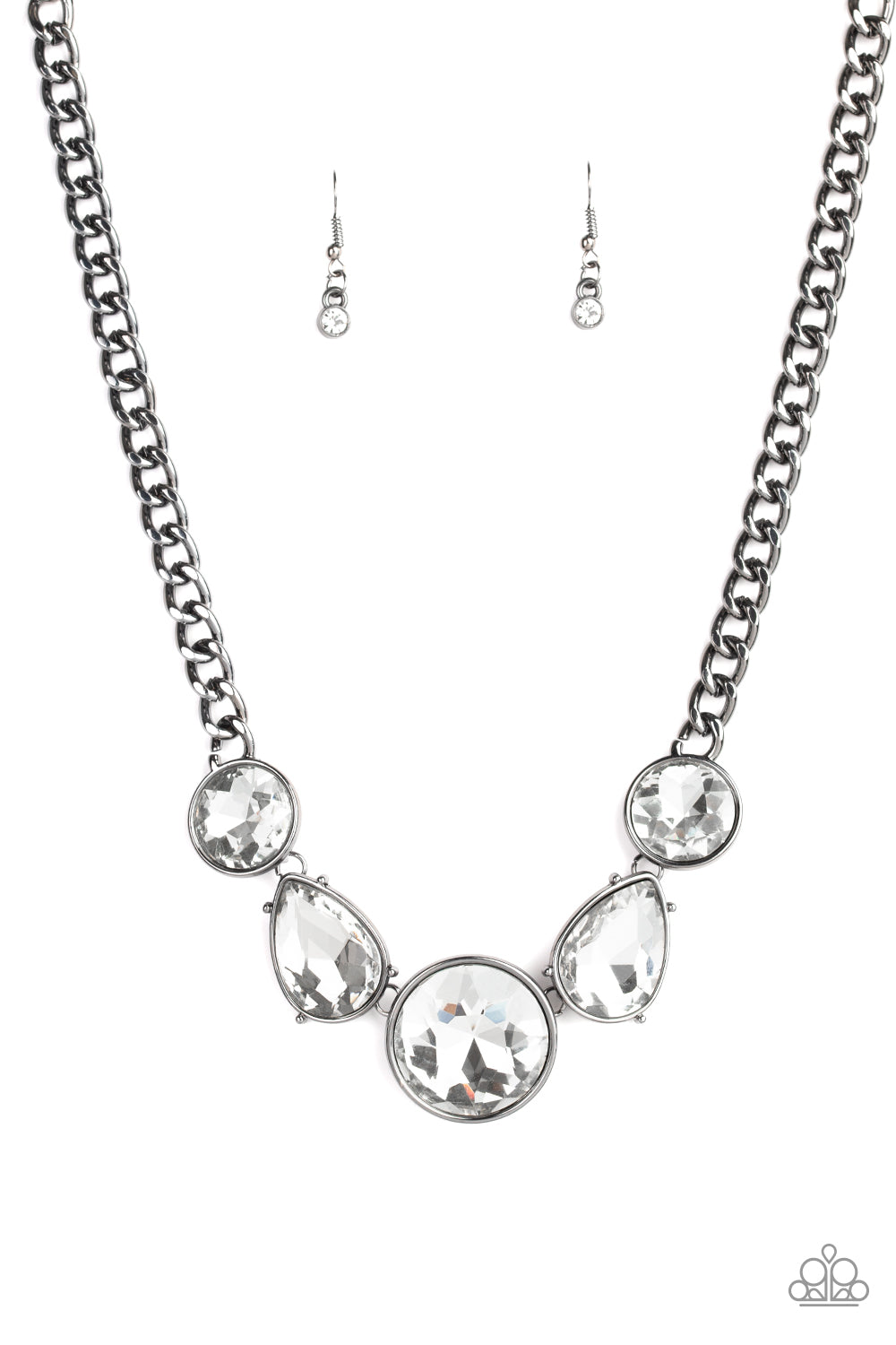 All The Worlds My Stage - Black Necklace- Paparazzi Accessories - Paparazzi Accessories