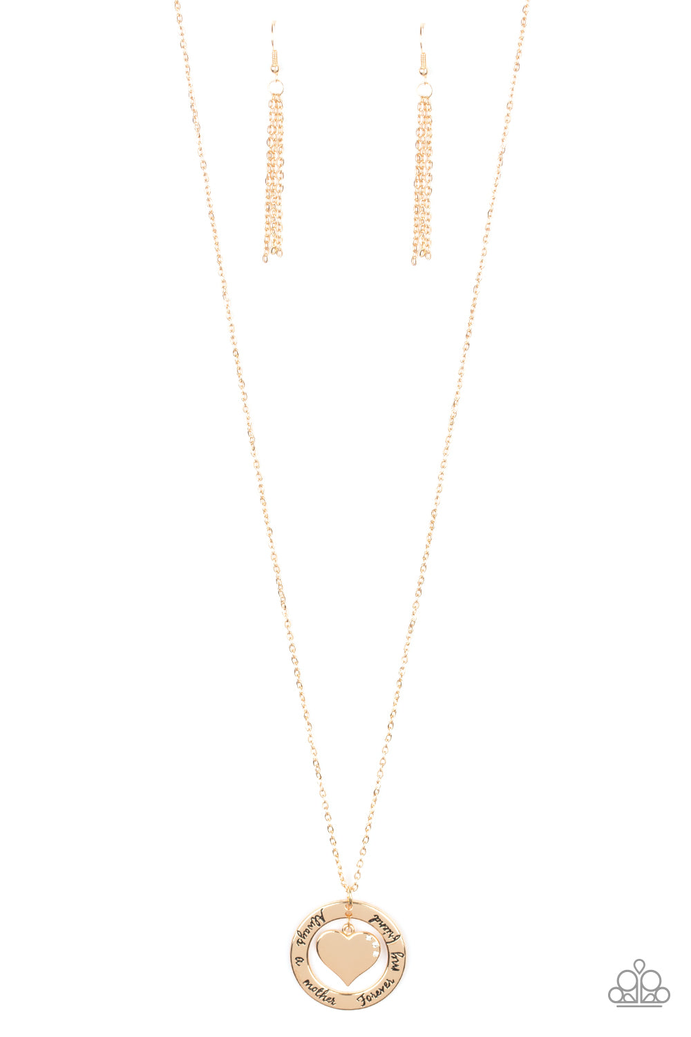 Always A Mother, Forever My Friend - Gold - Paparazzi Accessories