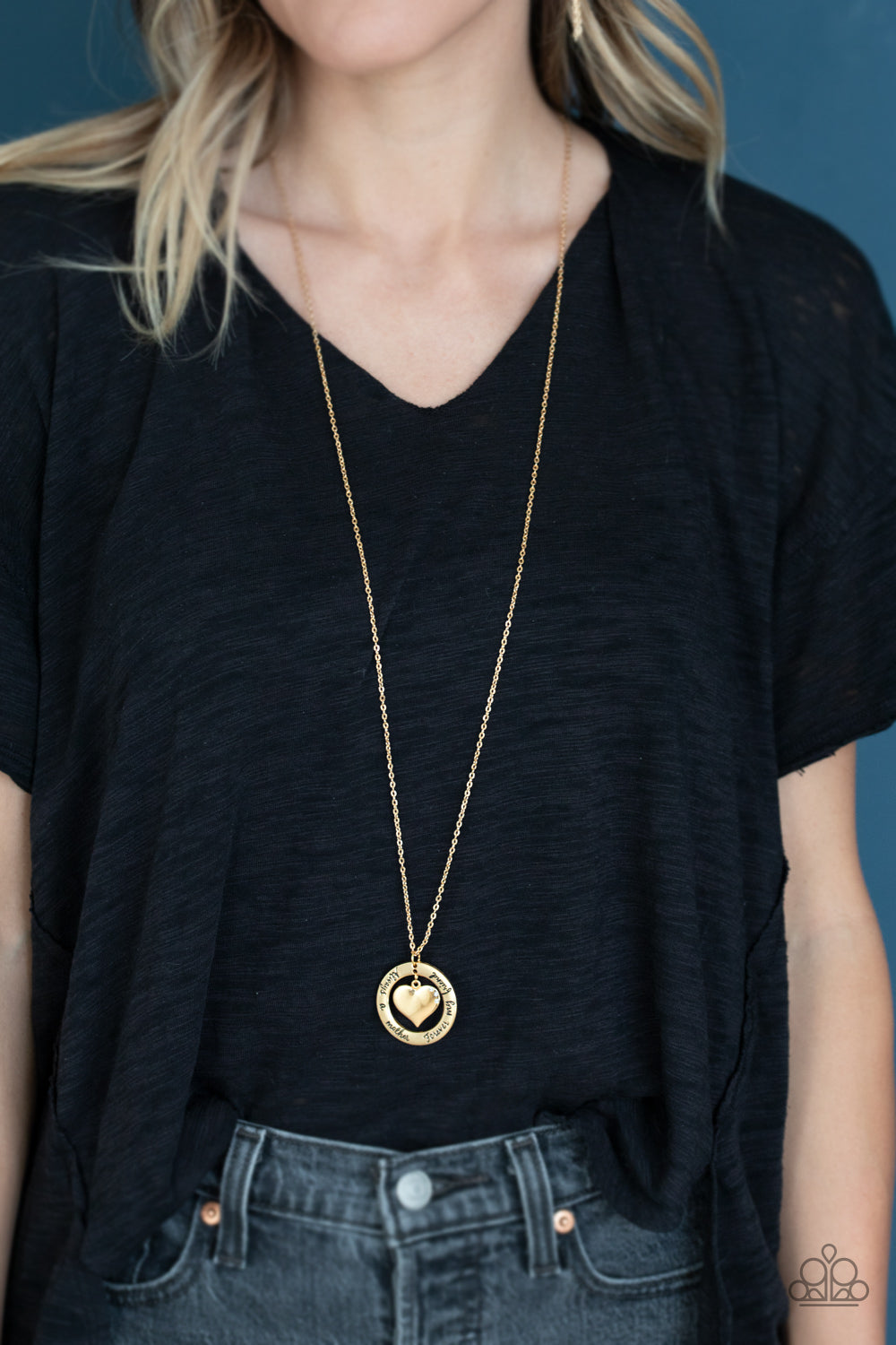 Always A Mother, Forever My Friend - Gold - Paparazzi Accessories