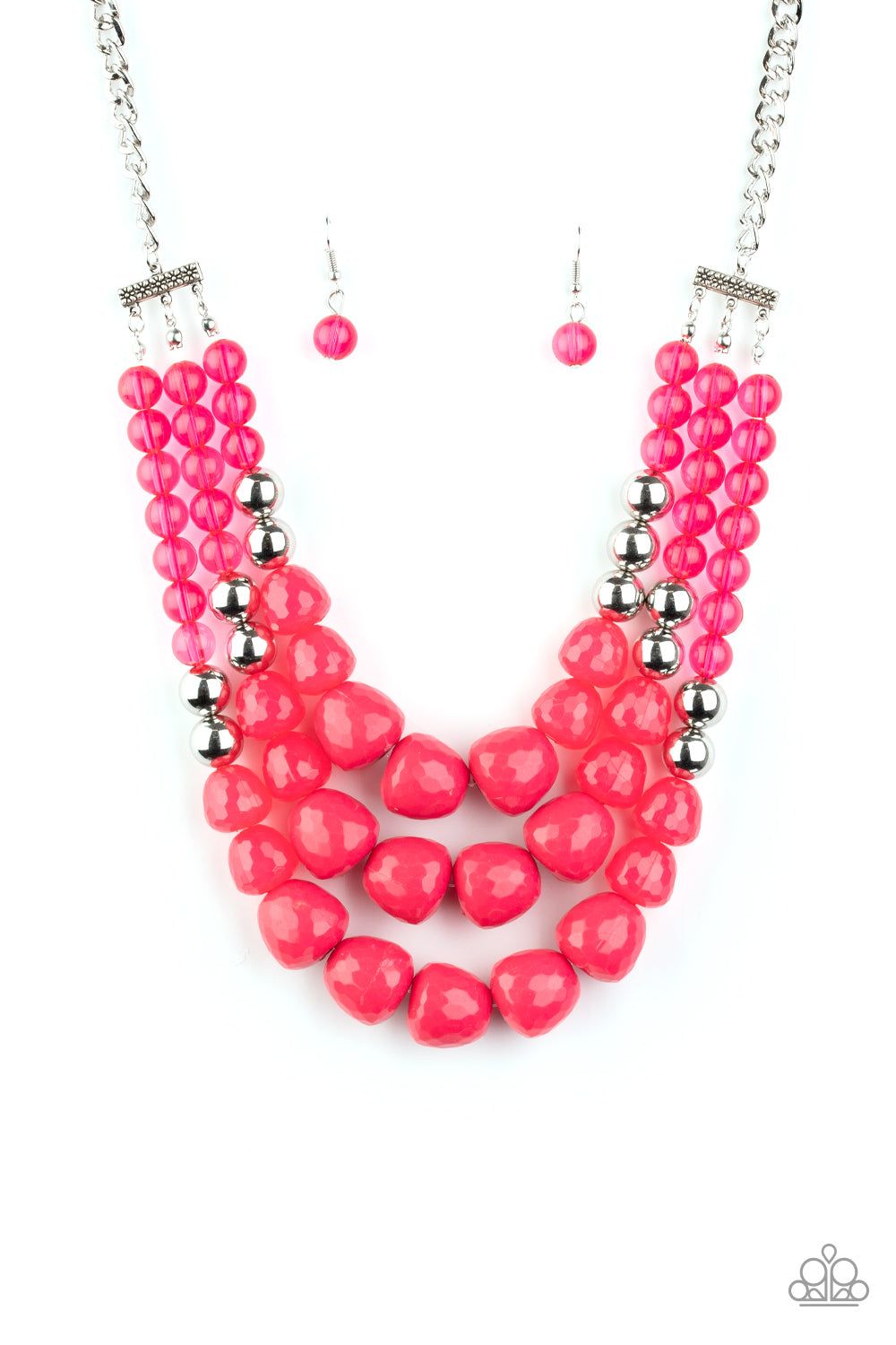 Forbidden Fruit - Pink Necklace - Paparazzi Accessories - Paparazzi Accessories