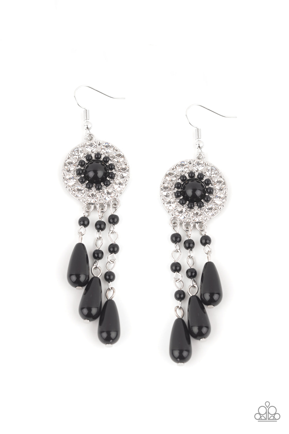Dreams Can Come True - Black Earrings - Paparazzi Accessories - Paparazzi Accessories