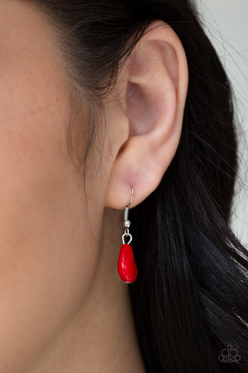 BADLAND To the Bone - Red- Paparazzi Accessories - Paparazzi Accessories