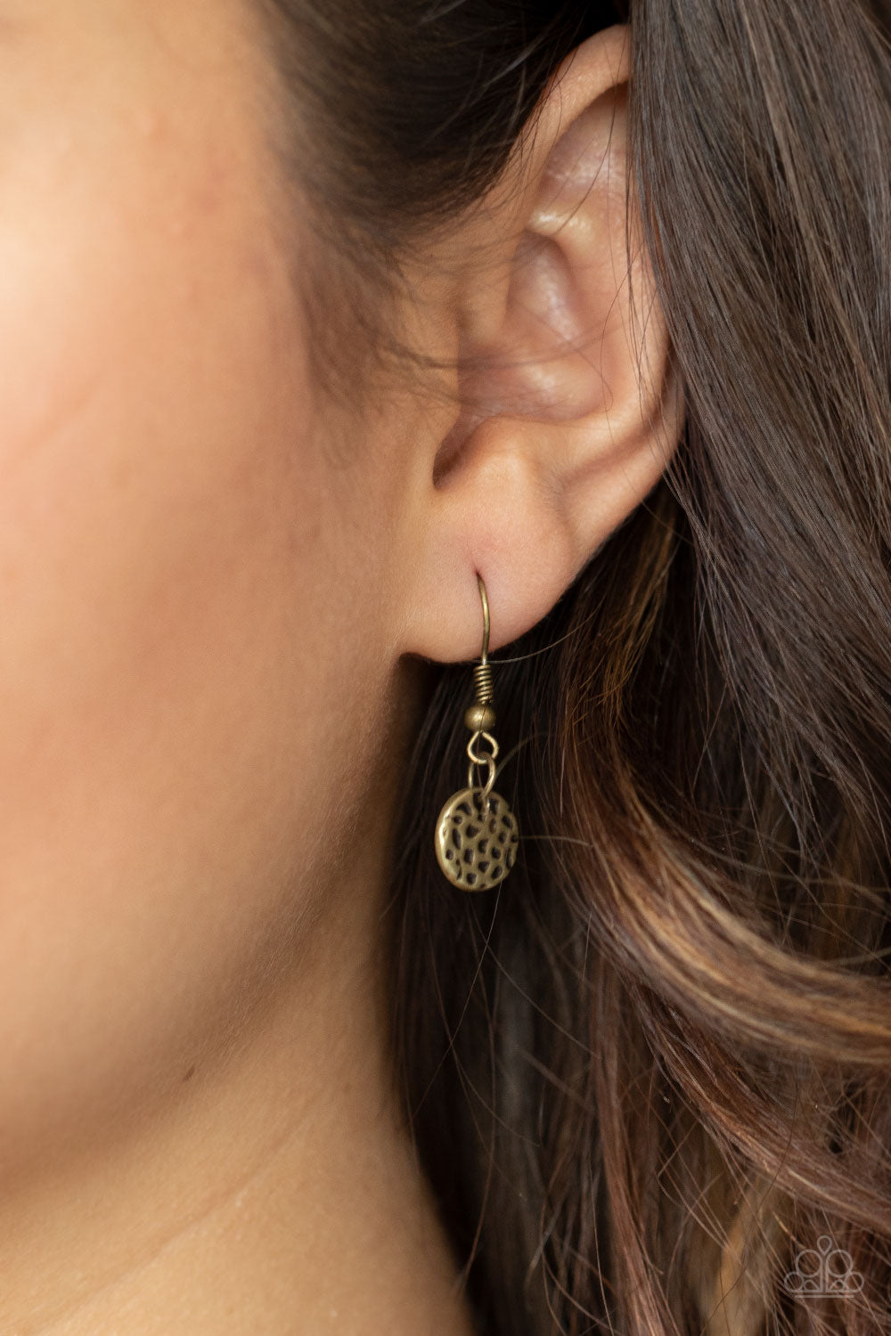 Gladiator Glam - Brass Necklace - Paparazzi Accessories - Paparazzi Accessories