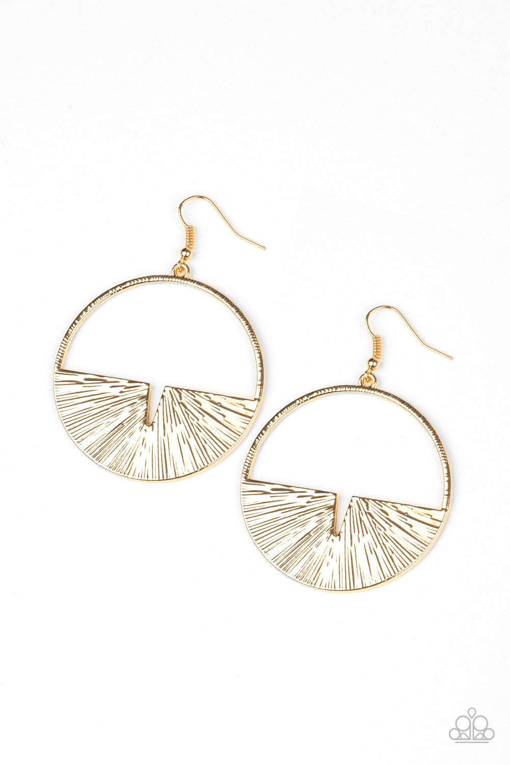 Reimagined Refinement - Gold Earrings - Paparazzi Accessories - Paparazzi Accessories