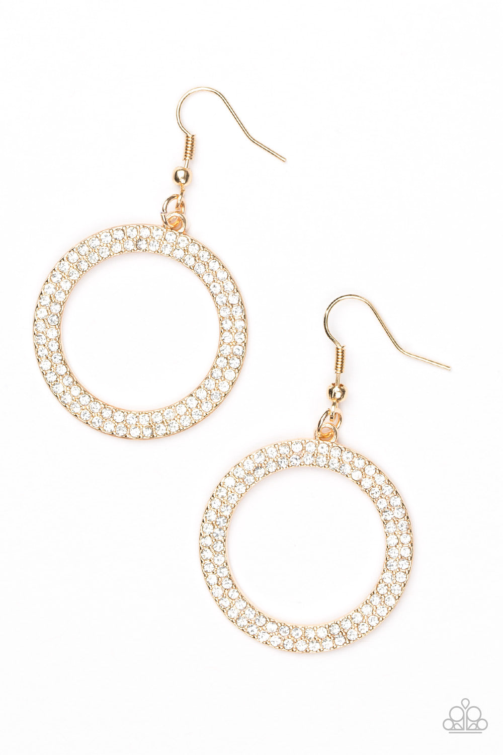 Bubbly Babe - Gold Earrings - Paparazzi Accessories - Paparazzi Accessories