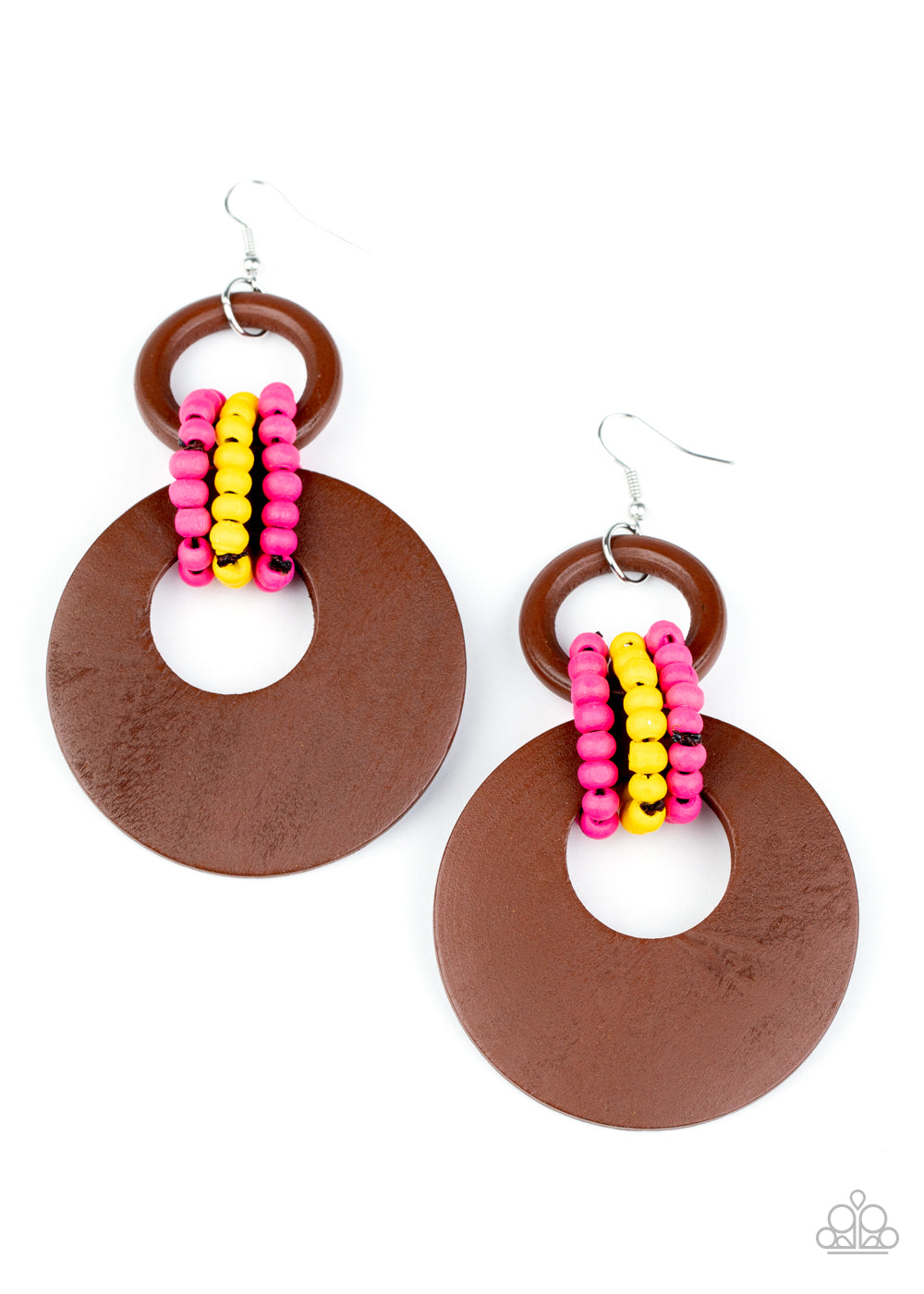Beach Day Drama - Multi Earrings - Paparazzi Accessories - Paparazzi Accessories