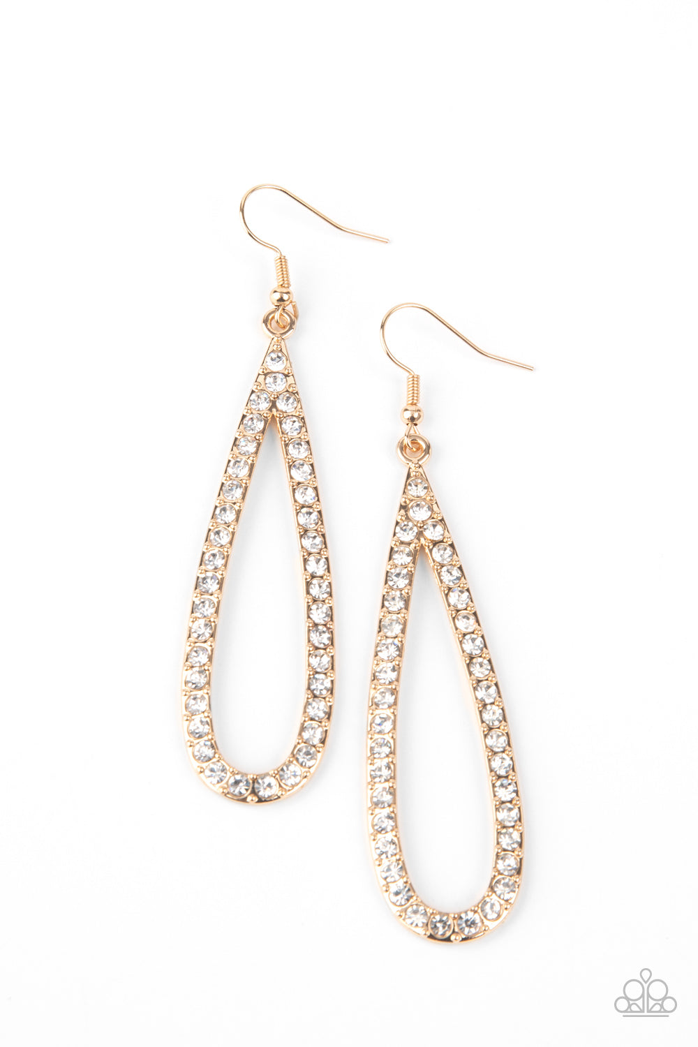 Glitzy Goals - Gold Earrings - Paparazzi Accessories - Paparazzi Accessories