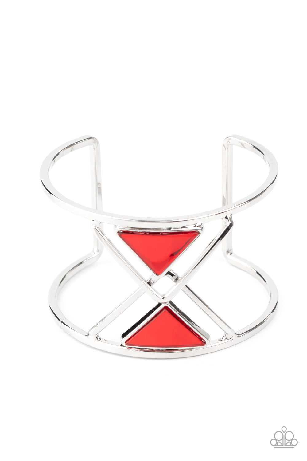 Pyramid Palace - Red Bracelet- Paparazzi Accessories - Paparazzi Accessories