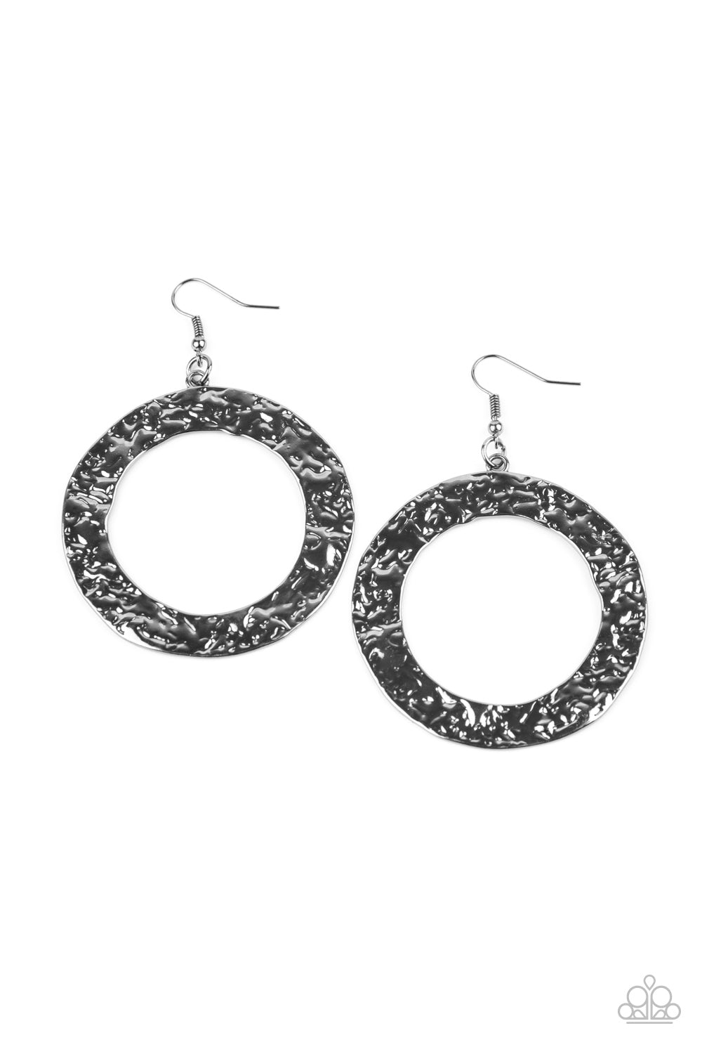 PRIMAL Meridian - Black Earrings - Paparazzi Accessories - Paparazzi Accessories