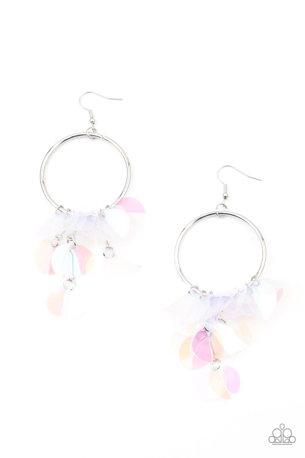 Holographic Hype - Multi Earrings - Paparazzi Accessories - Paparazzi Accessories