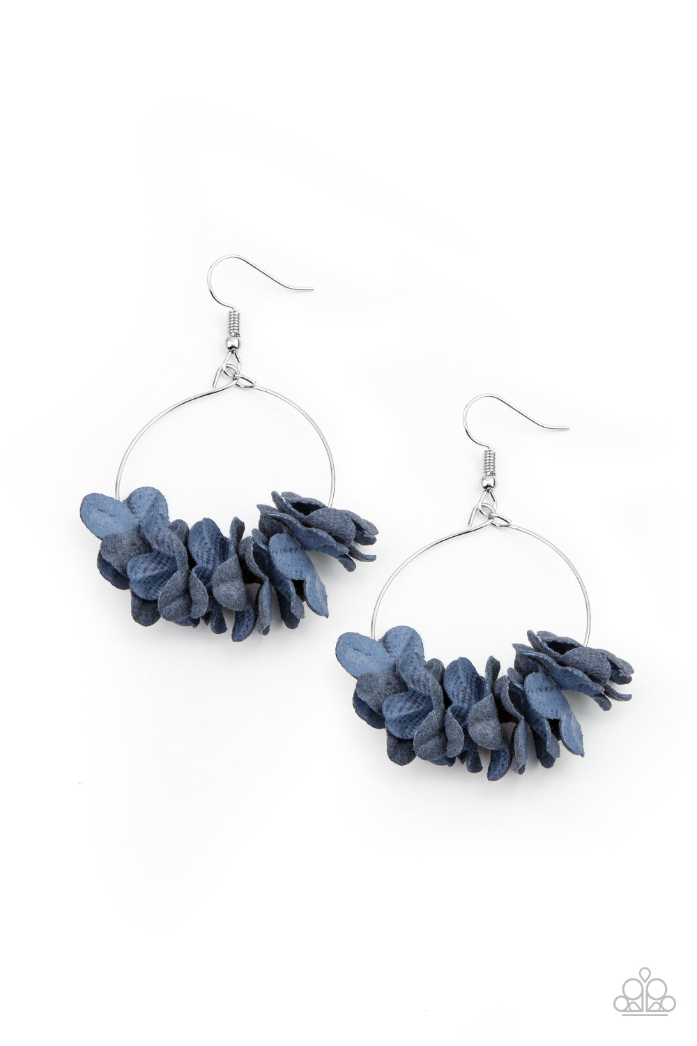 Flirty Florets - Blue Earrings - Paparazzi Accessories - Paparazzi Accessories