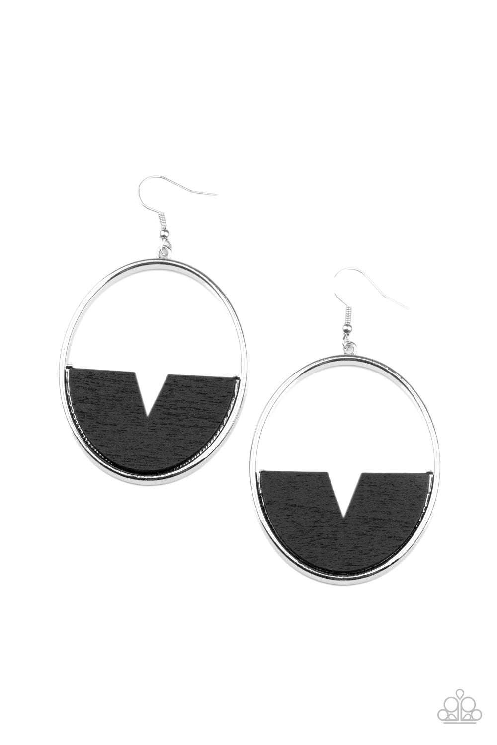 Island Breeze - Black Earrings - Paparazzi Accessories - Paparazzi Accessories