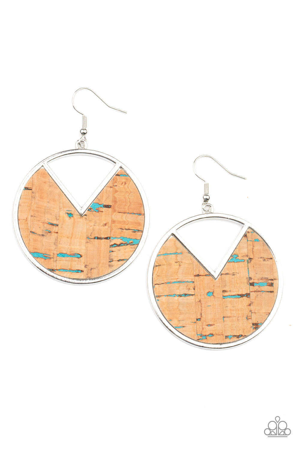 Nod to Nature - Blue Earrings - Paparazzi Accessories - Paparazzi Accessories