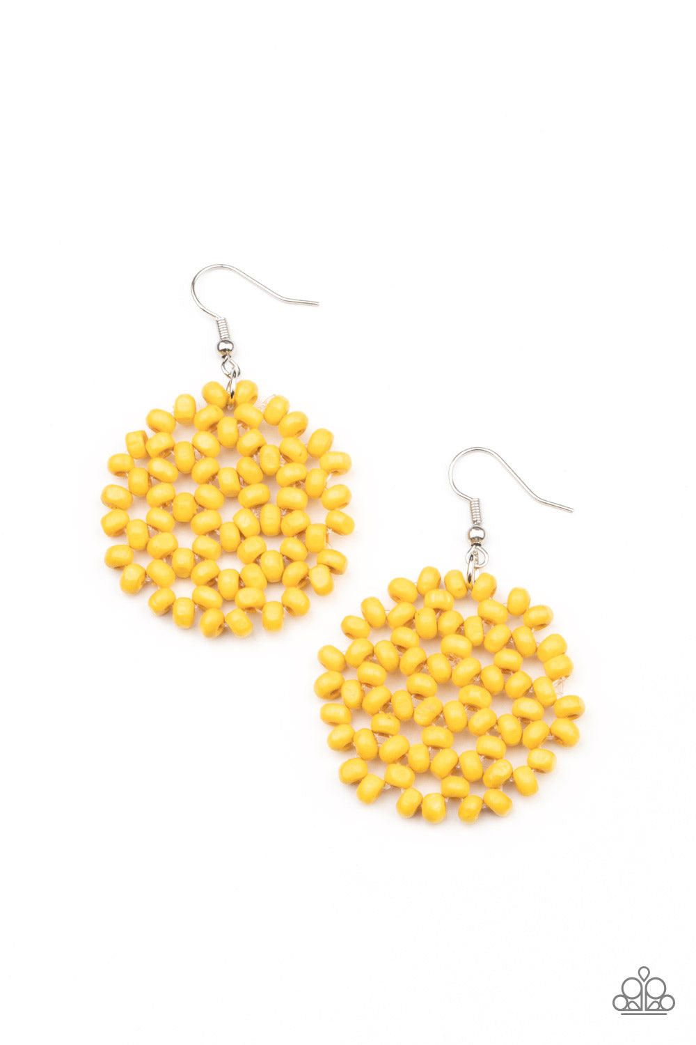 Summer Escapade - Yellow Earrings - Paparazzi Accessories - Paparazzi Accessories