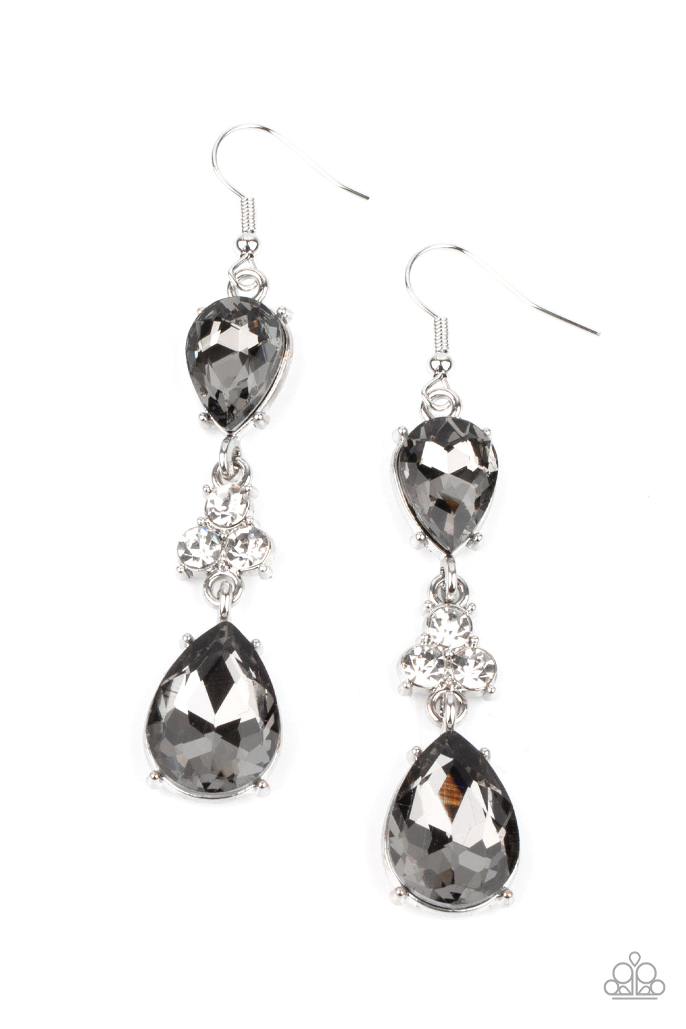 Once Upon a Twinkle - Silver Earrings - Paparazzi Accessories - Paparazzi Accessories