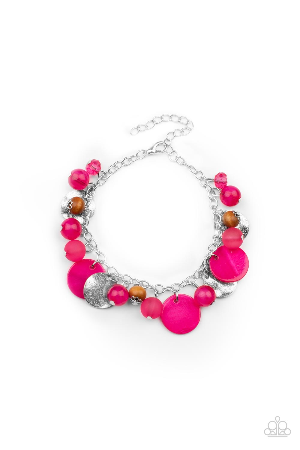 Springtime Springs - Pink Bracelet - Paparazzi Accessories - Paparazzi Accessories
