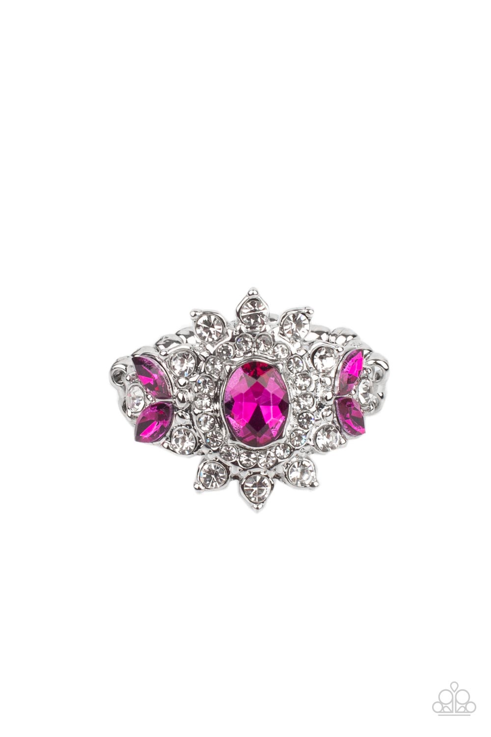 The Princess and The FROND - Pink Ring - Paparazzi Accessories - Paparazzi Accessories