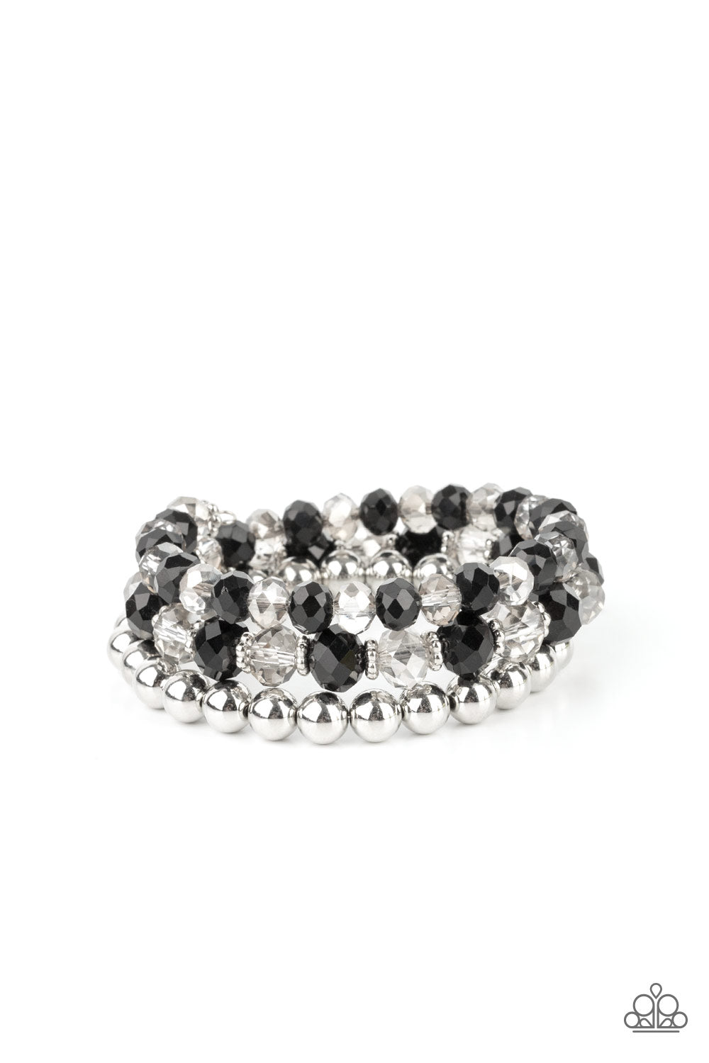 Gimme Gimme - Black Coil Bracelet - Paparazzi Accessories
