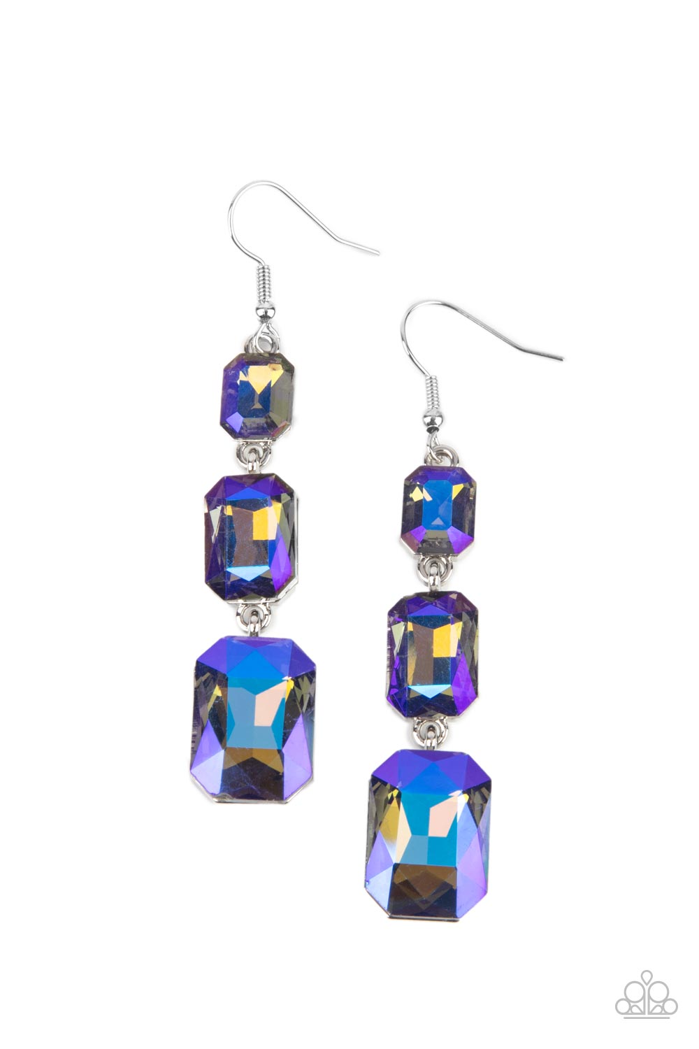 Cosmic Red Carpet - Blue Earrings - Paparazzi Accessories - Paparazzi Accessories
