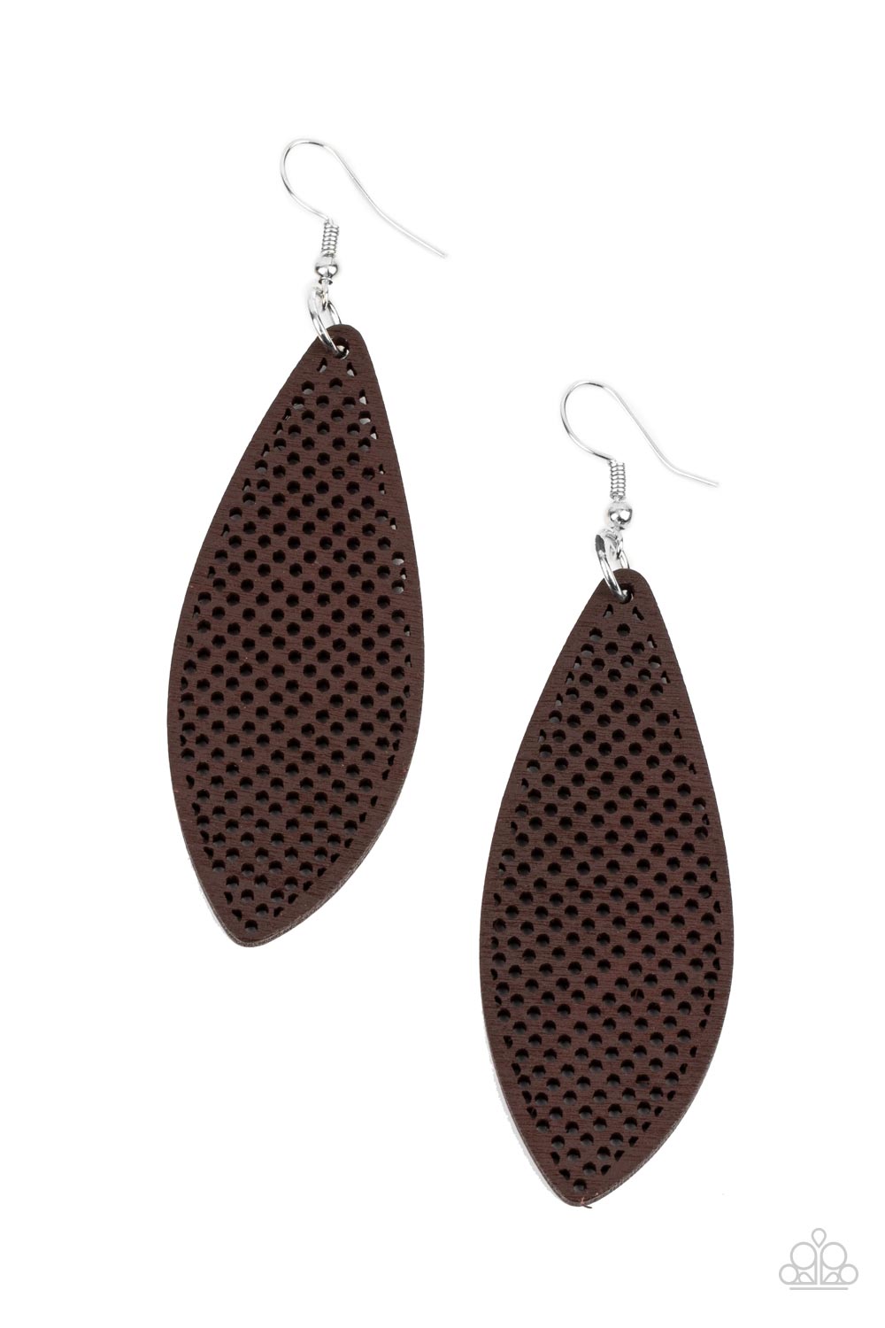 Surf Scene - Brown Earrings - Paparazzi Accessories - Paparazzi Accessories
