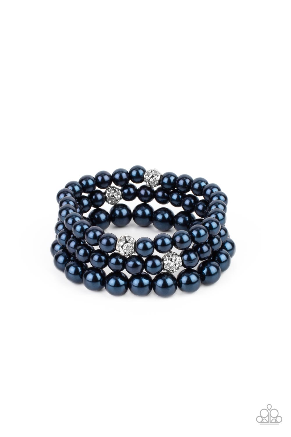 Here Comes The Heiress - Blue Bracelet - Paparazzi Accessories - Paparazzi Accessories
